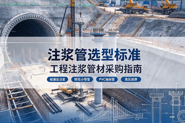 丽水注浆管选型标准